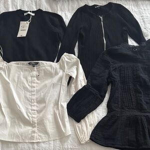 Bundle of 5 tops and sweaters